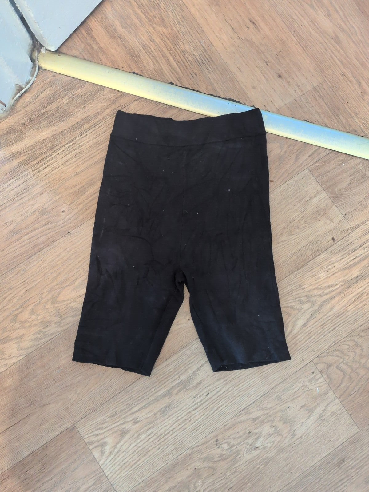 Primark 6-8 Black Stretch Biker Shorts