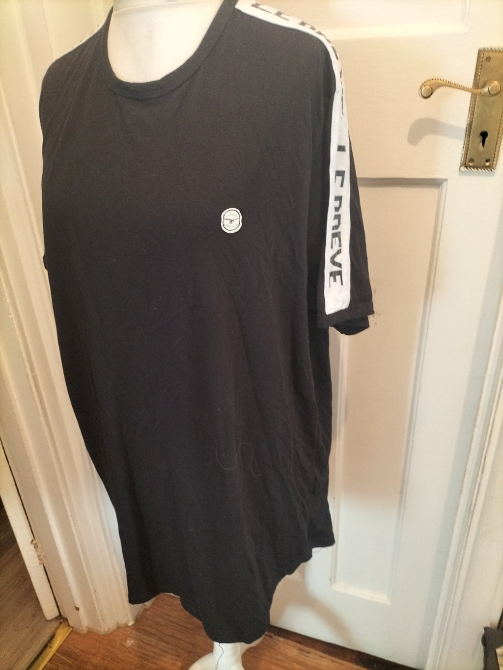Mens Le Breeve Size 4XL Black Short Sleeved Tshirt