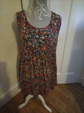 Ladies Whispering Smith Size Small Floral Sleeveless Long Top