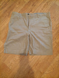 Mens Amazon Essentials Size 36" Beige Chino Shorts