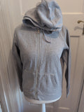 Ladies Primark Size Medium Grey Full Zip Hoodie
