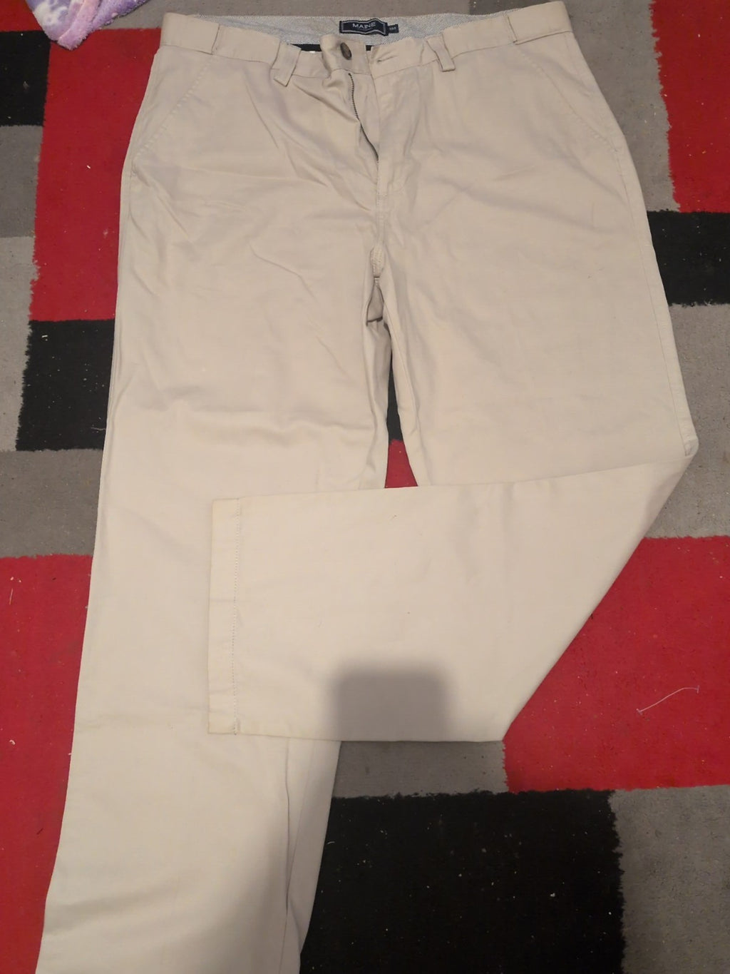 Maine New England 38R Light Putty Trousers
