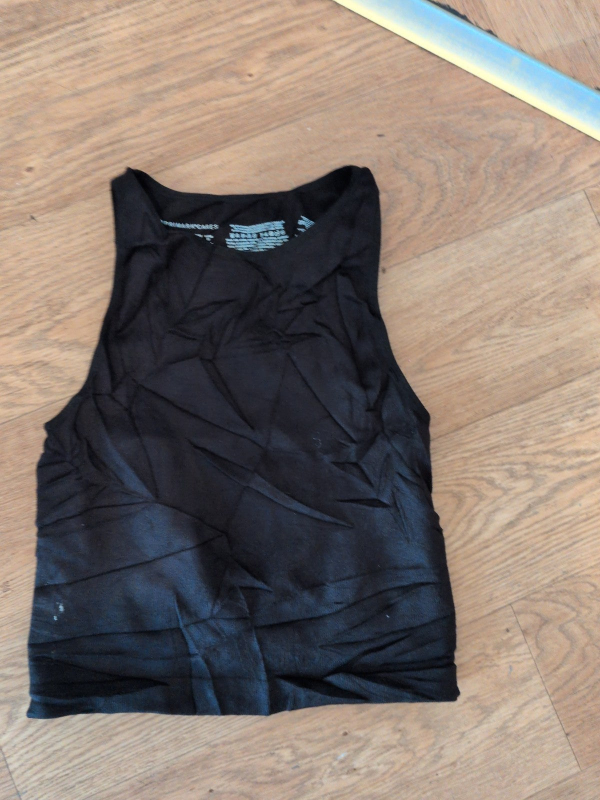 Primark Medium Black Gym T-shirt Sleeveless