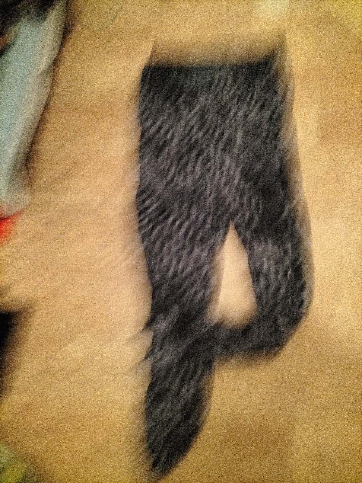 Ladies Be Beau Size 10 Grey And Black Elasticated Leggings