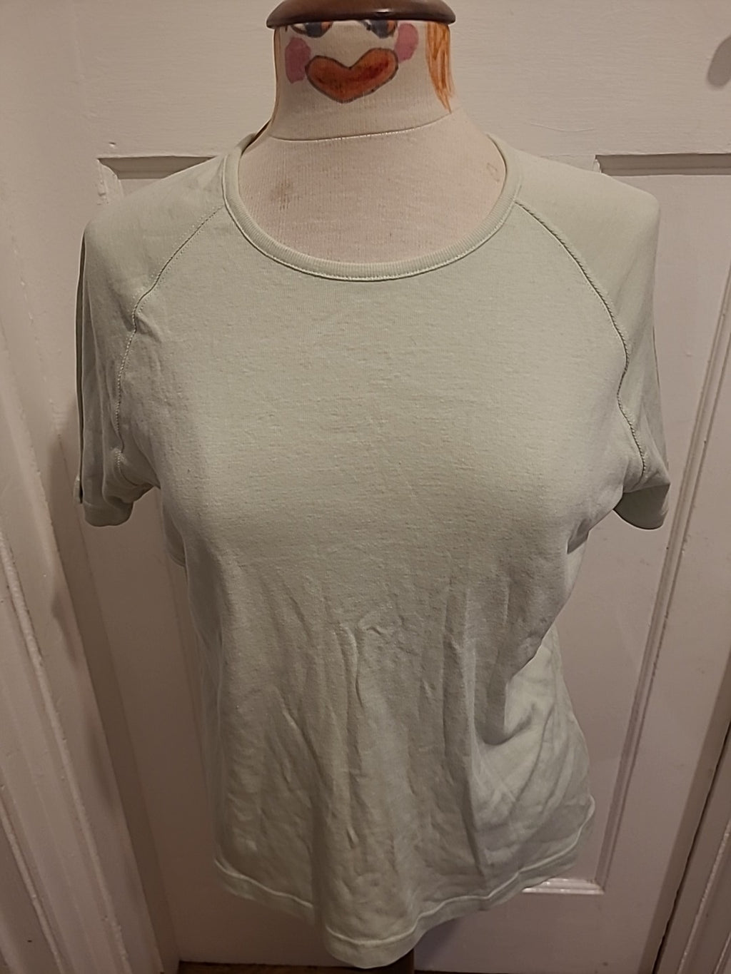 Ladies Jumper Size Large Teal Short Sleeve T-shirt