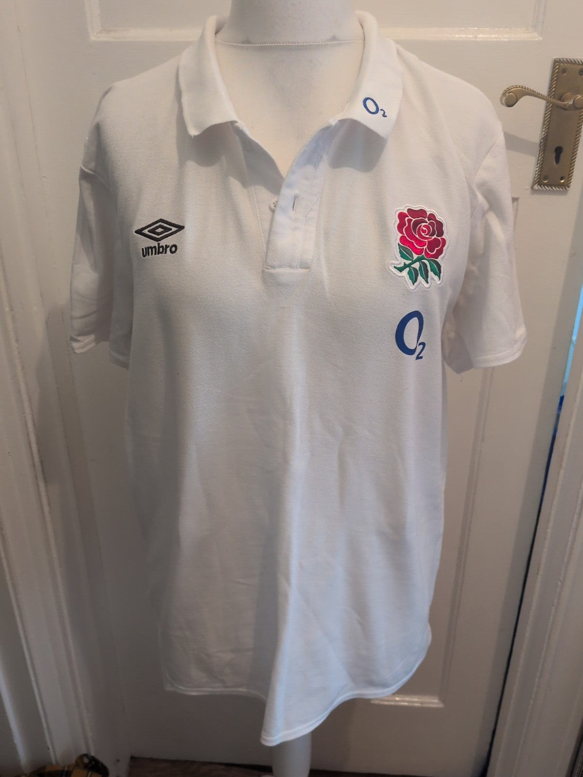 Umbro XL England Rugby Short Sleeve Polo