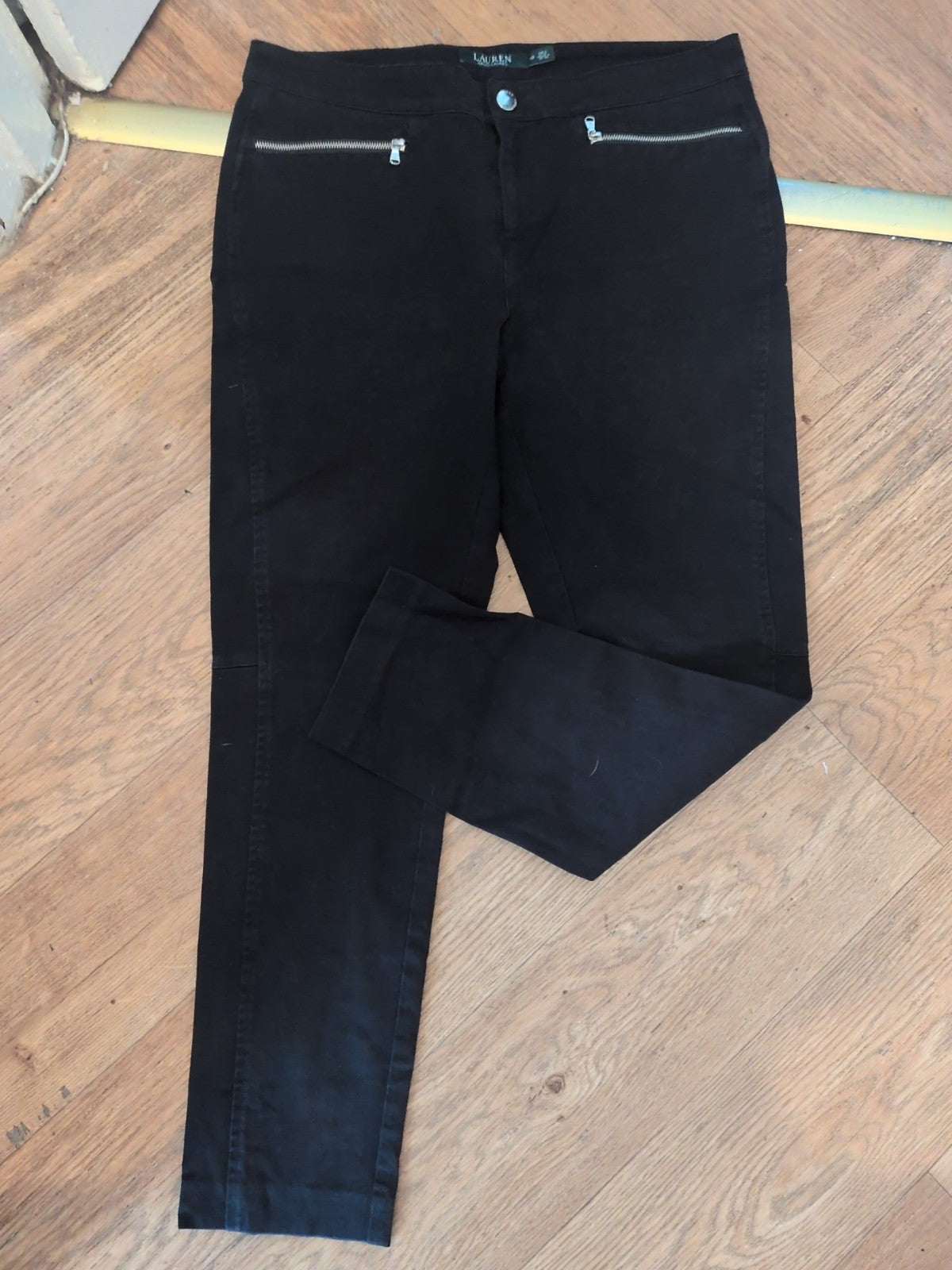 Ralph Lauren 10 Black Slim Jeans