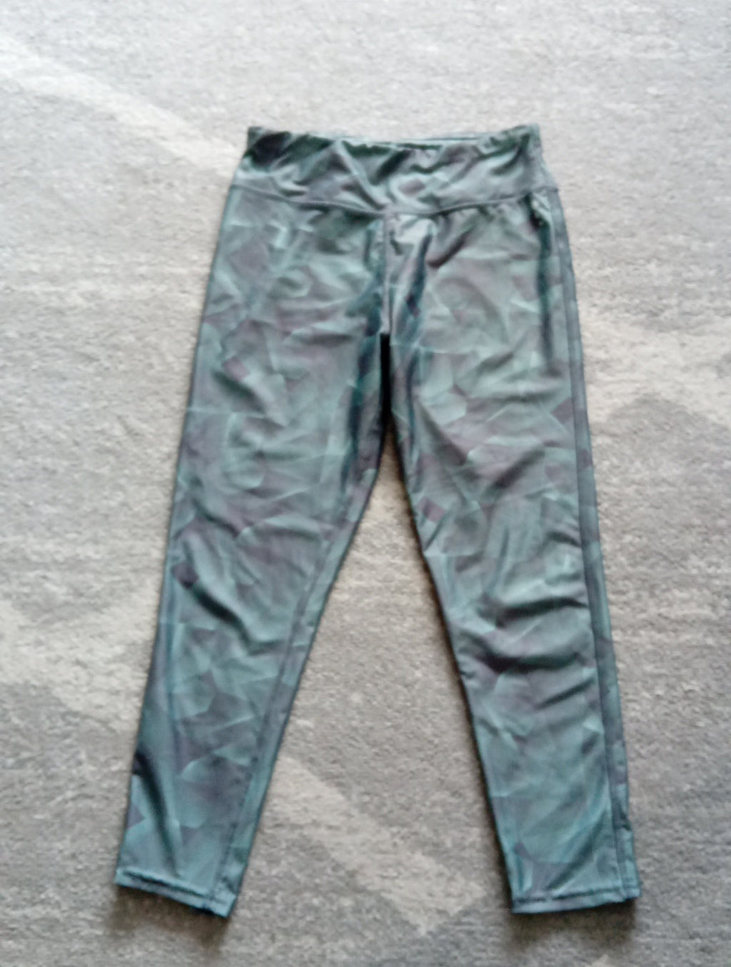Ladies TU Active Leggings Size 12 Mixed Greens