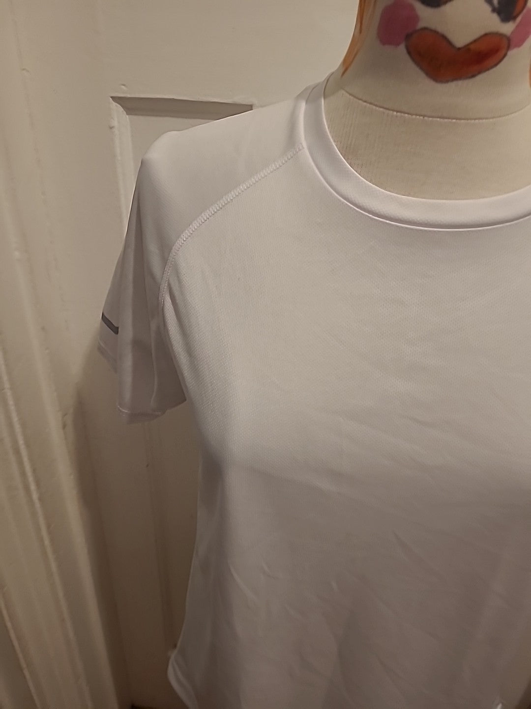 Ladies Size Small White Short Sleeved Tshirt