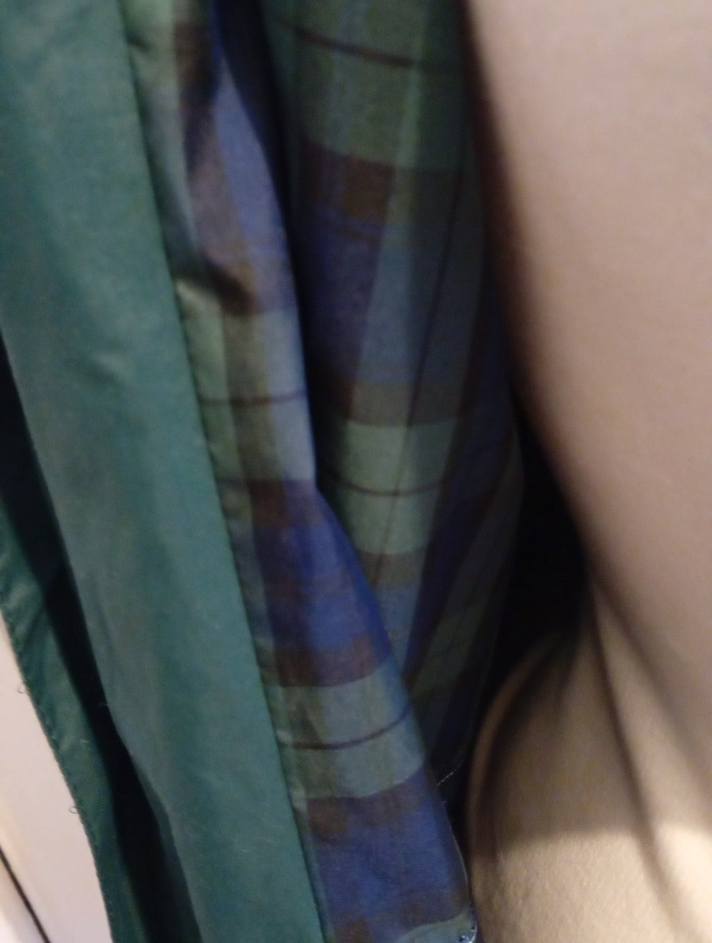 Mens St Michael Size Large Navy And Green Zip Through Jacket With Golf Symbol