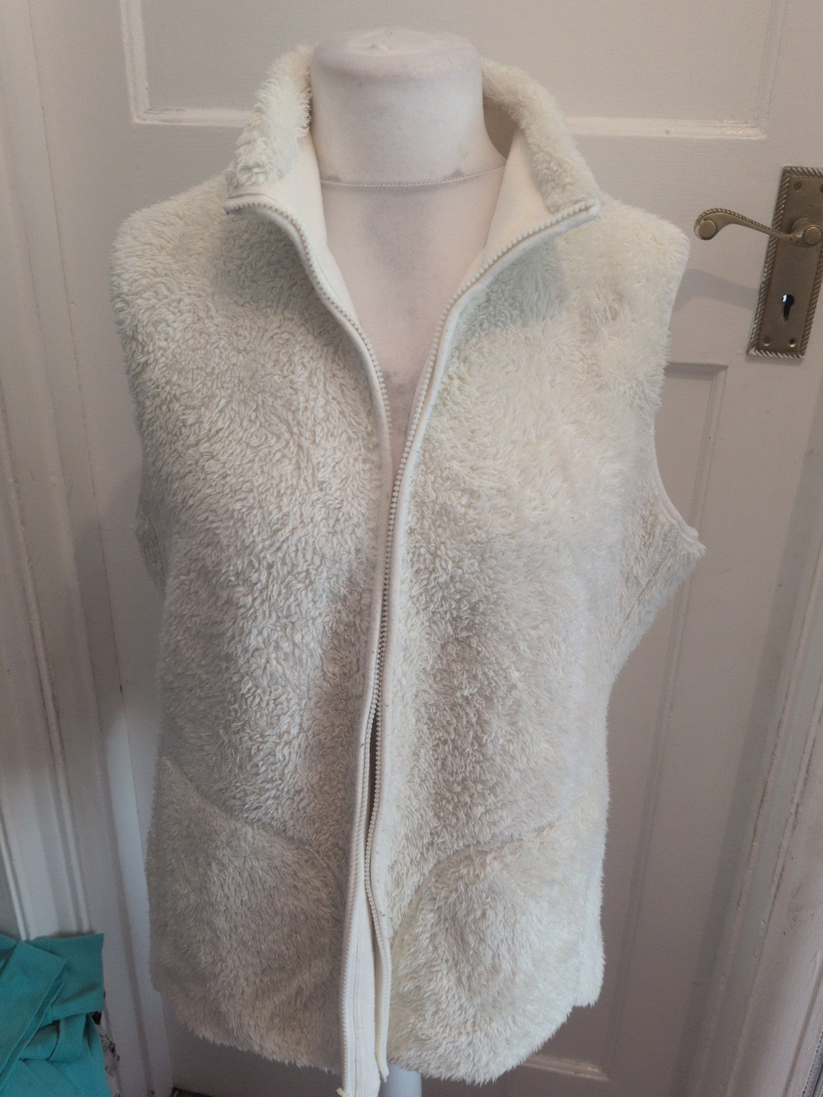 2XL Reversible Fluffy Sided Full Zip Waistcoat