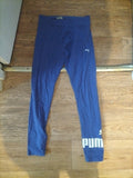 ladies puma size 10 purple leggings
