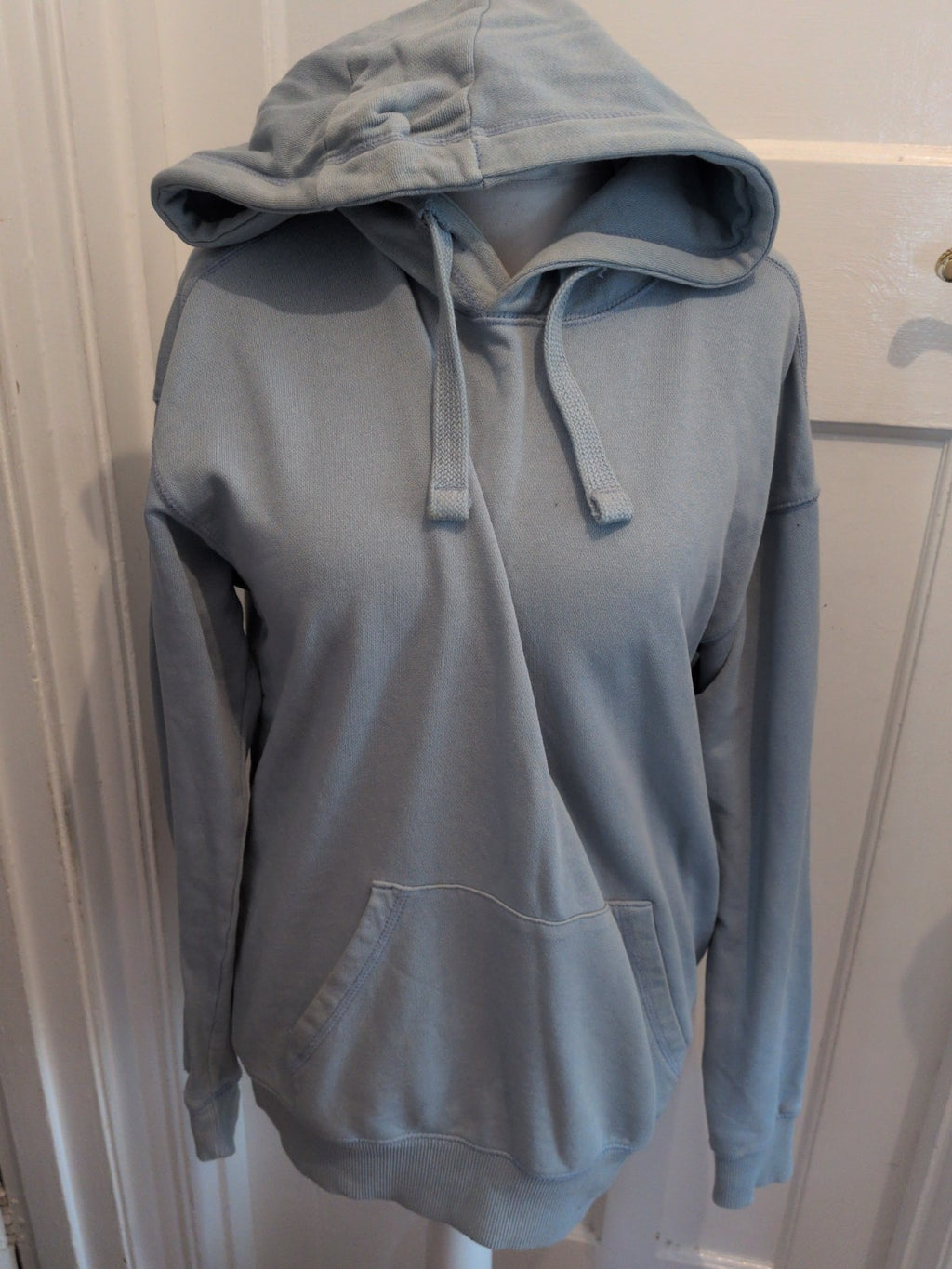 Primark M Aqua Pale Blue Long Sleeve Pullover Hoodie