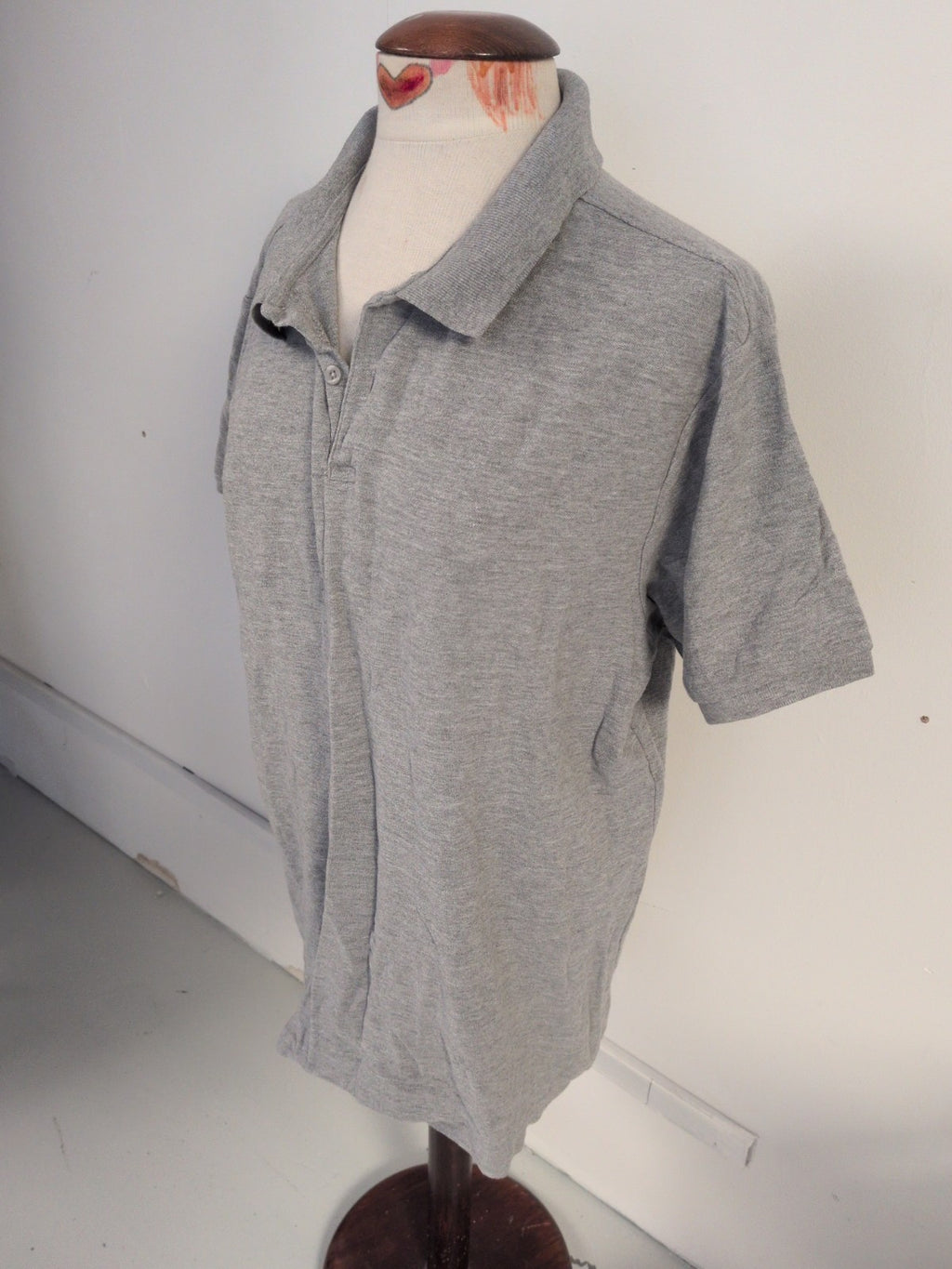 Primark 3XL Grey Short Sleeve Polo