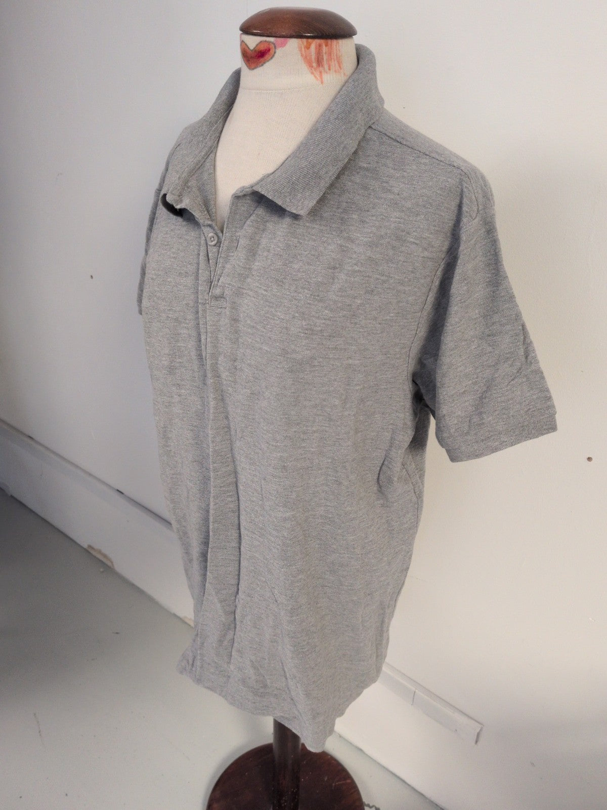 Primark 3XL Grey Short Sleeve Polo