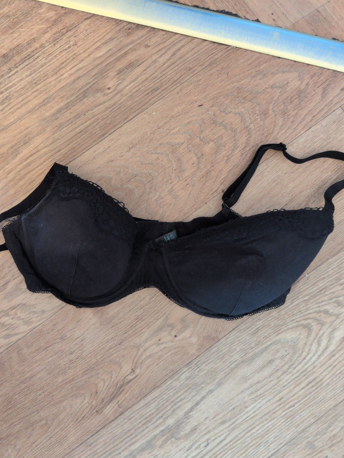 George 38c Black Bra Padded And Wired