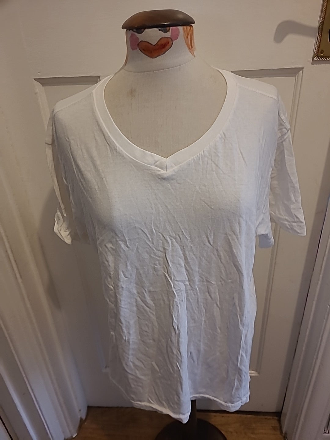 Mens Donnay Size 3XL White Short Sleeved Tshirt