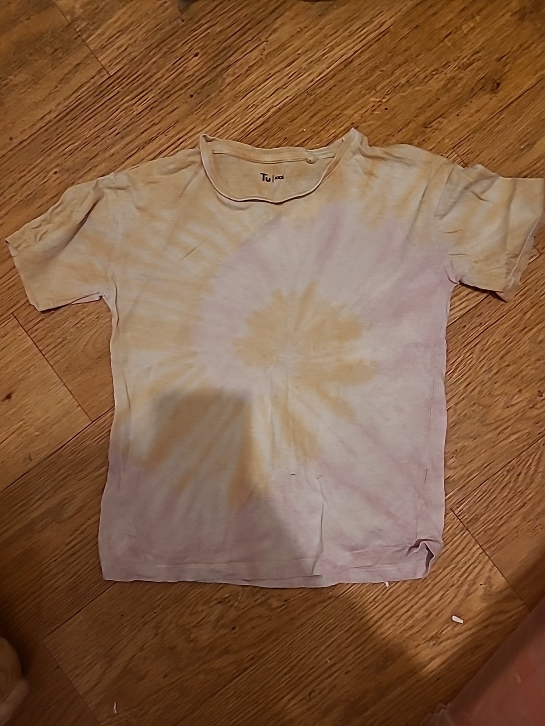 Girls Tu Age 6 Years Multicoloured Dye Tshirt
