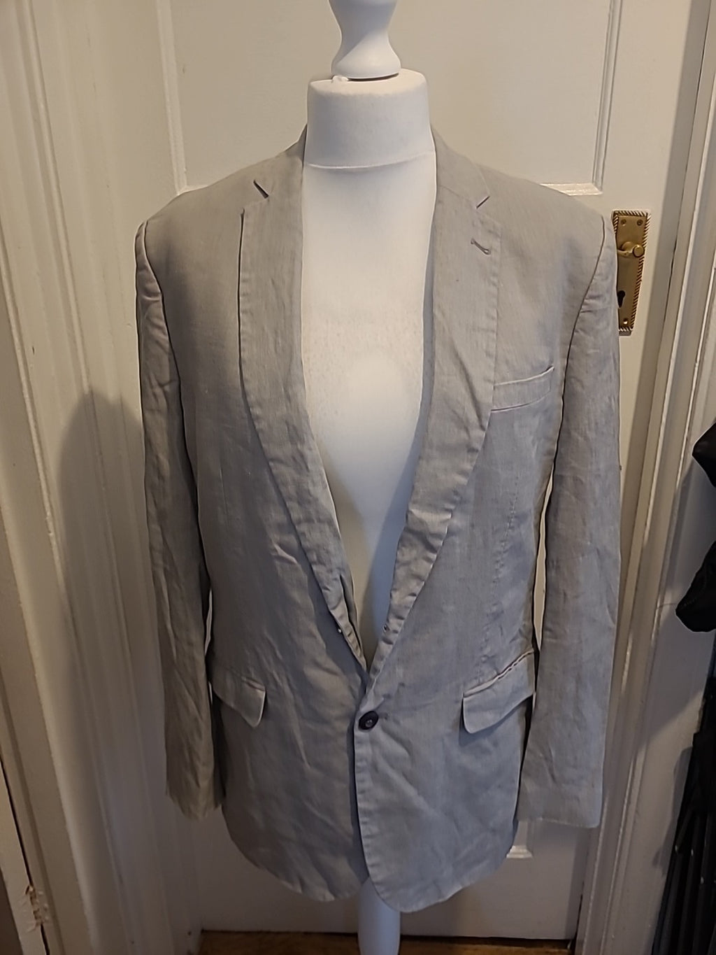 Mens Livergy Size 44" Stone Padded Lined Blazer