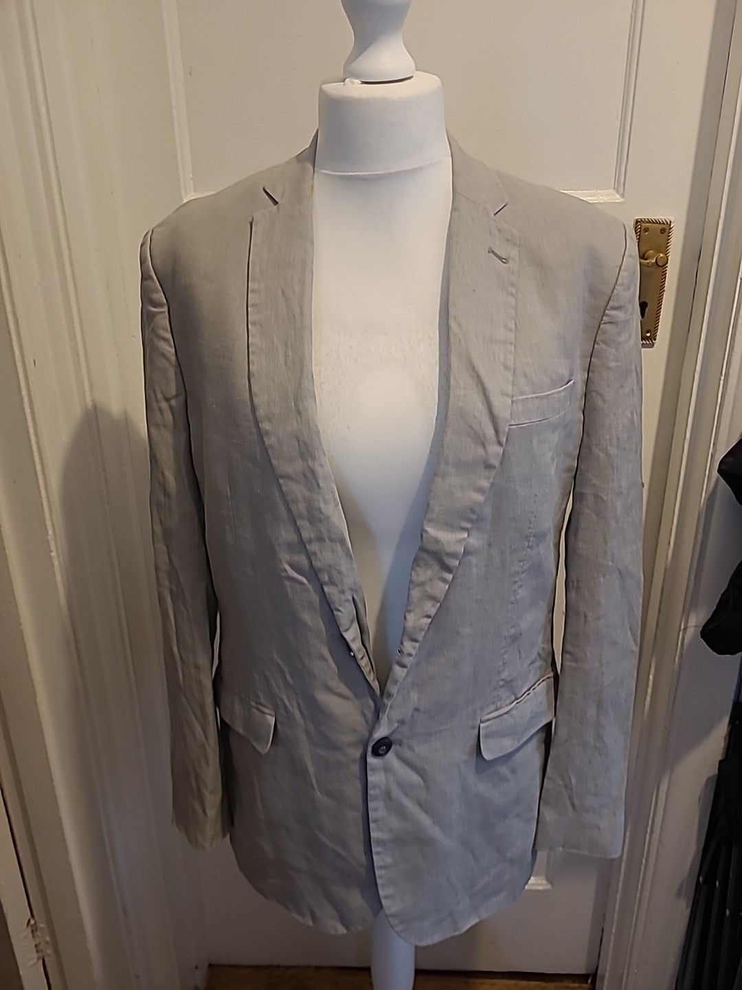 Mens Livergy Size 44" Stone Padded Lined Blazer