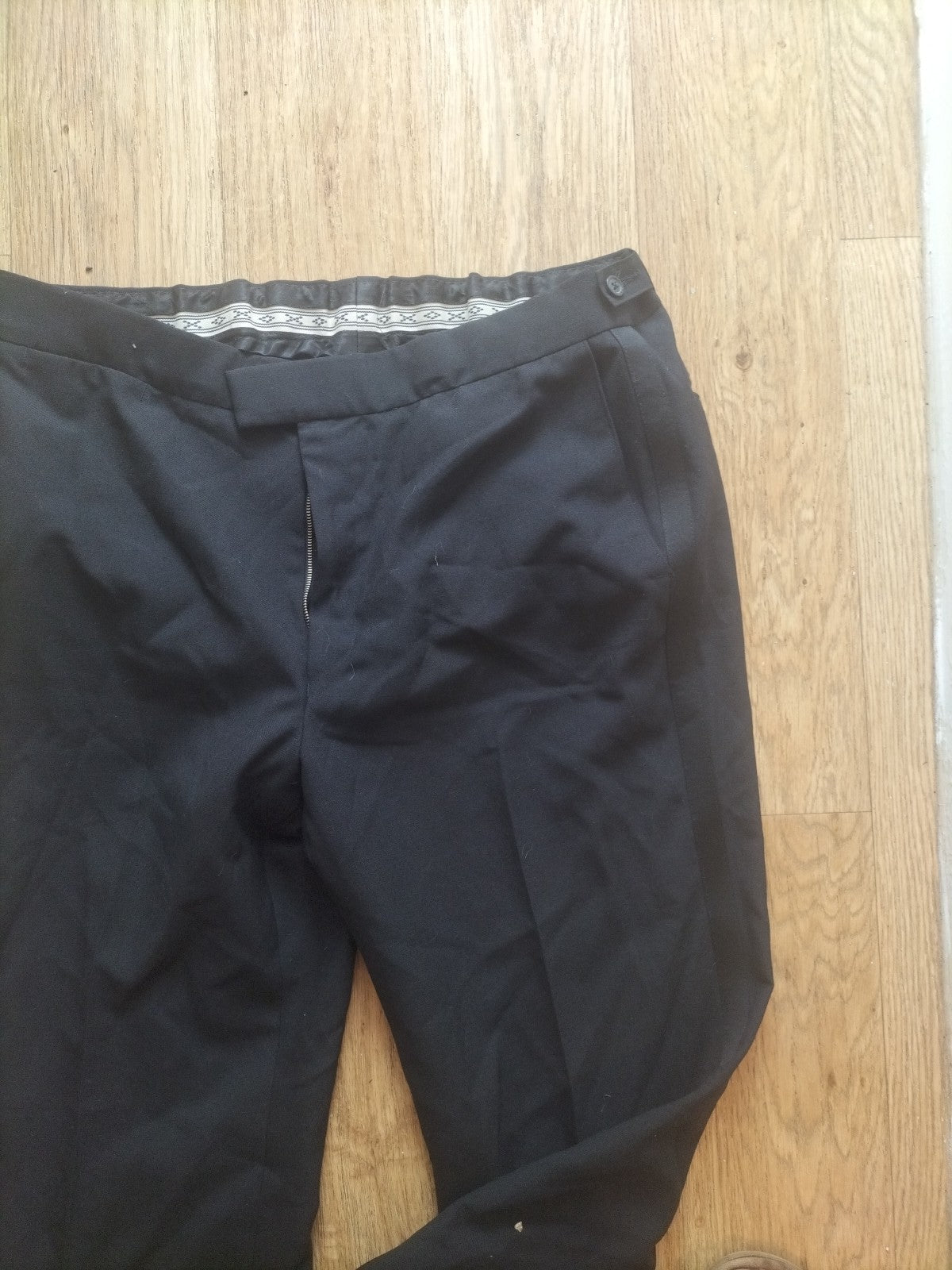 Mens Moss Bro Size Large Black Trousers