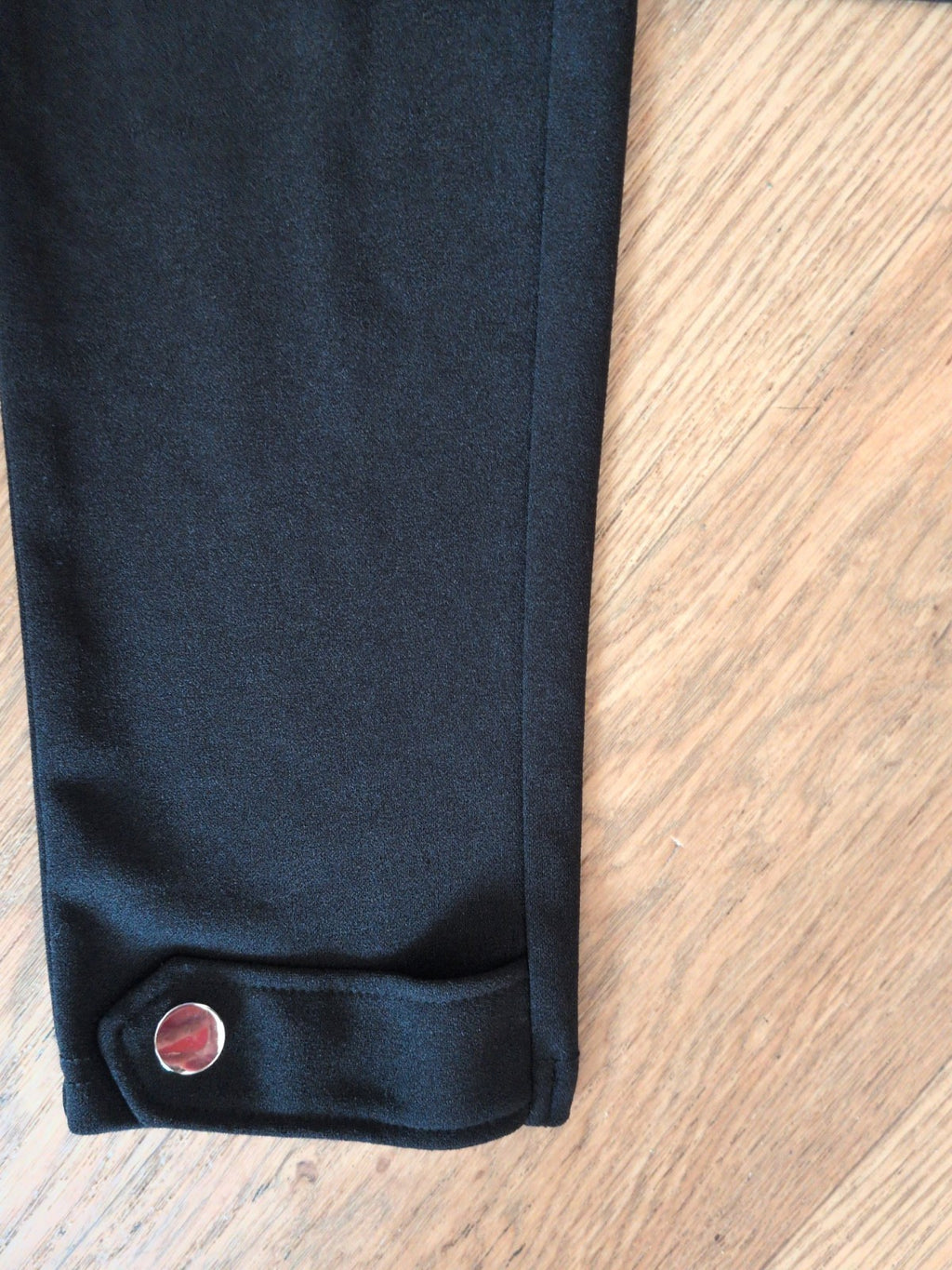 Shein 2xs Petite Black Elasticated Trousers