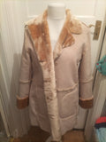 Marks And Spencer 18 Camel Fur Lined Coat