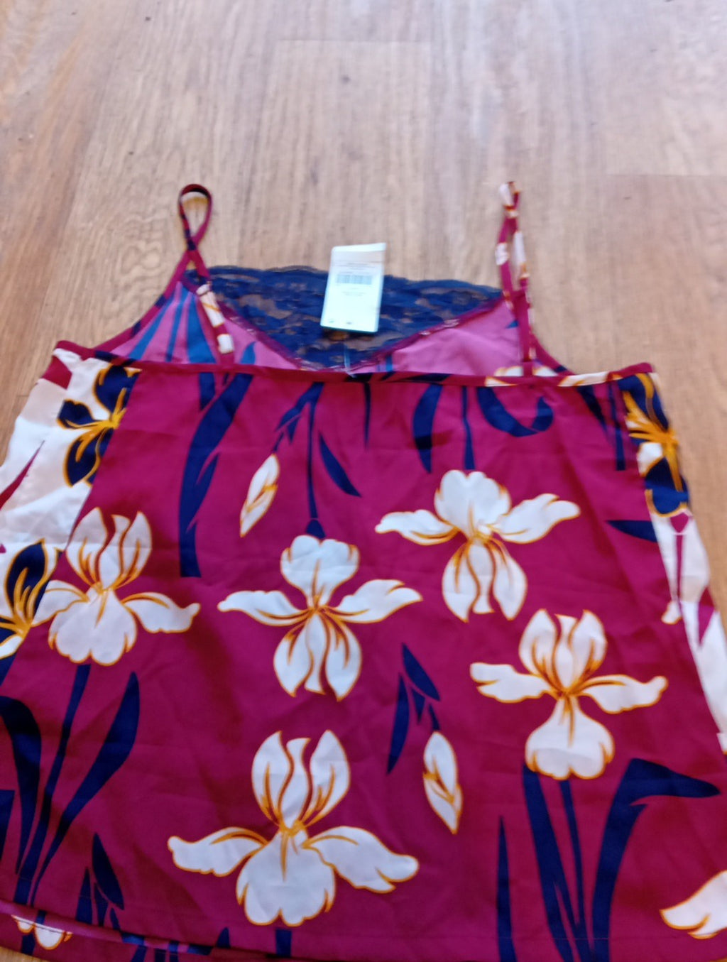 Brand New Ladies Pep&Co Size 8-10 Purple Floral Cami Top