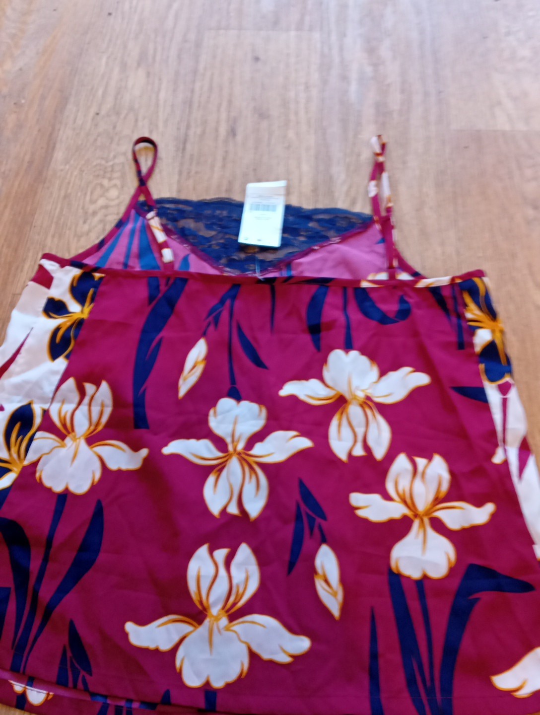 Brand New Ladies Pep&Co Size 8-10 Purple Floral Cami Top