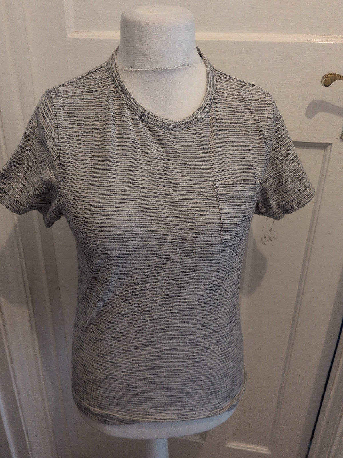 Next Small Fleck Stripe Short Sleeve T-shirt