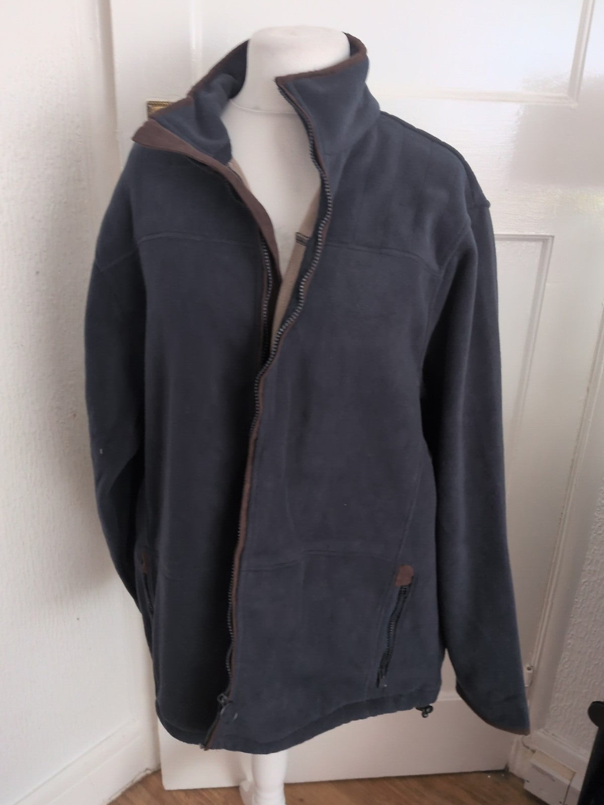 Country Estate XL Navy Full Zip Jumper