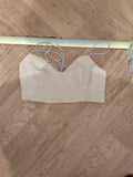 H+M Medium Pale Pink Strappy Boob Tube
