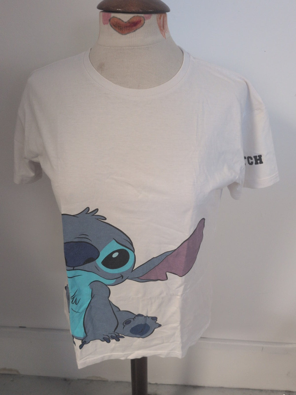 Primark Girls 12-13 Years Disney Stitch Short Sleeve T-shirt
