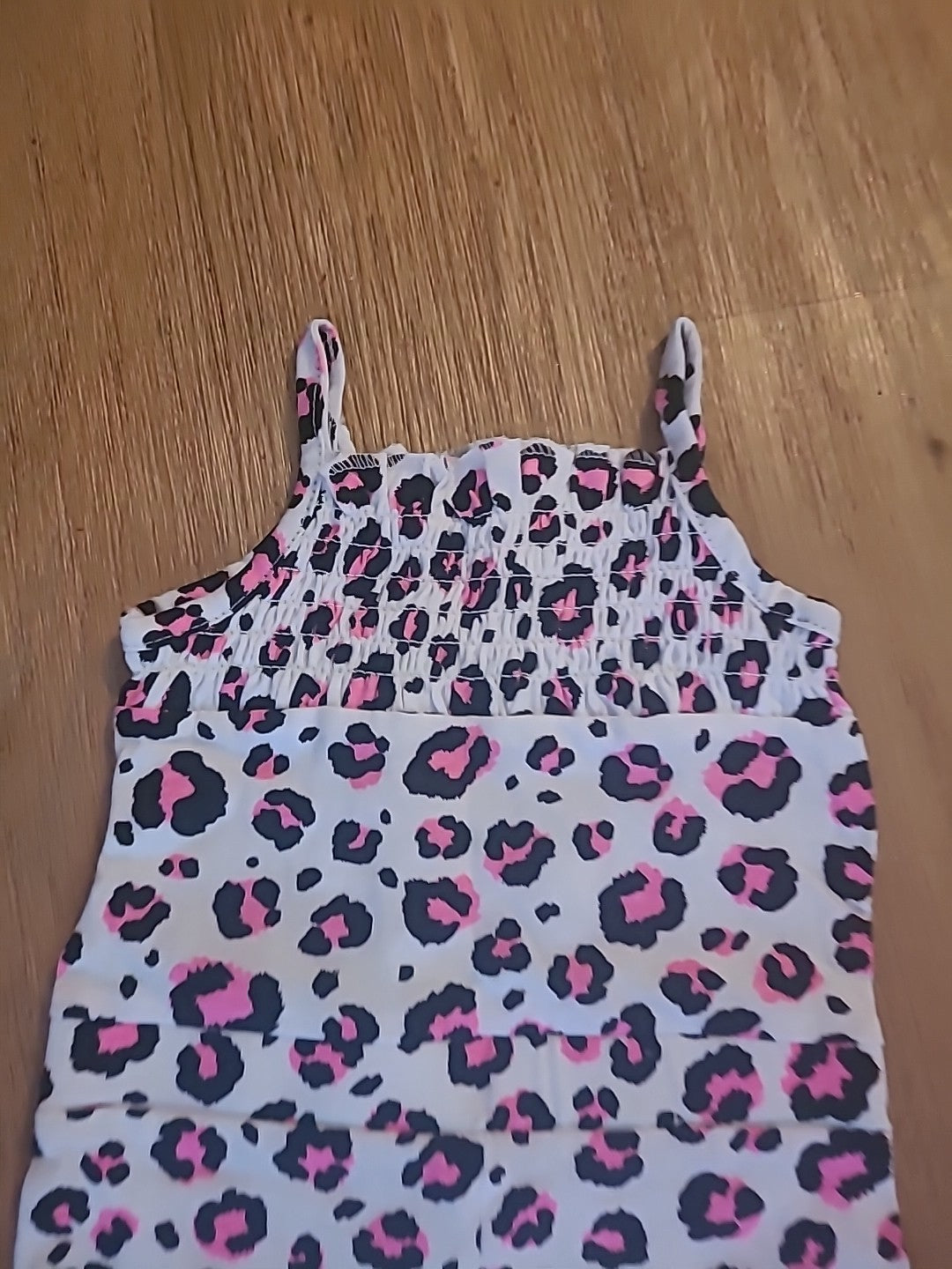 Girls Pep&Co Age 3-6 Months Pink Black White Sleeveless Playsuit