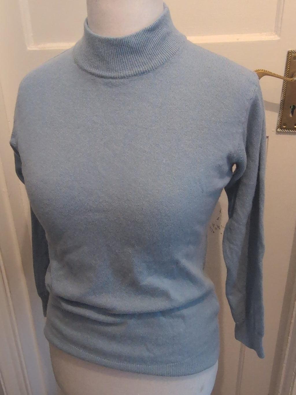 Abifel 14 Blue Ribbed Pullover Jumper
