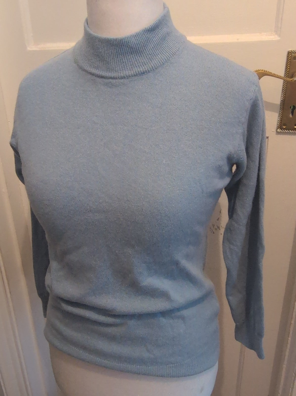 Abifel 14 Blue Ribbed Pullover Jumper