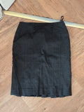 Next 10 Grey Lined Knee-Midi Skirt Smart