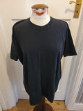 Mens Fruits Of The Loom Size XL Black Short Sleeved Tshirt