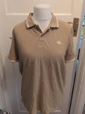 Quba&Co Medium Camel Short Sleeve Polo