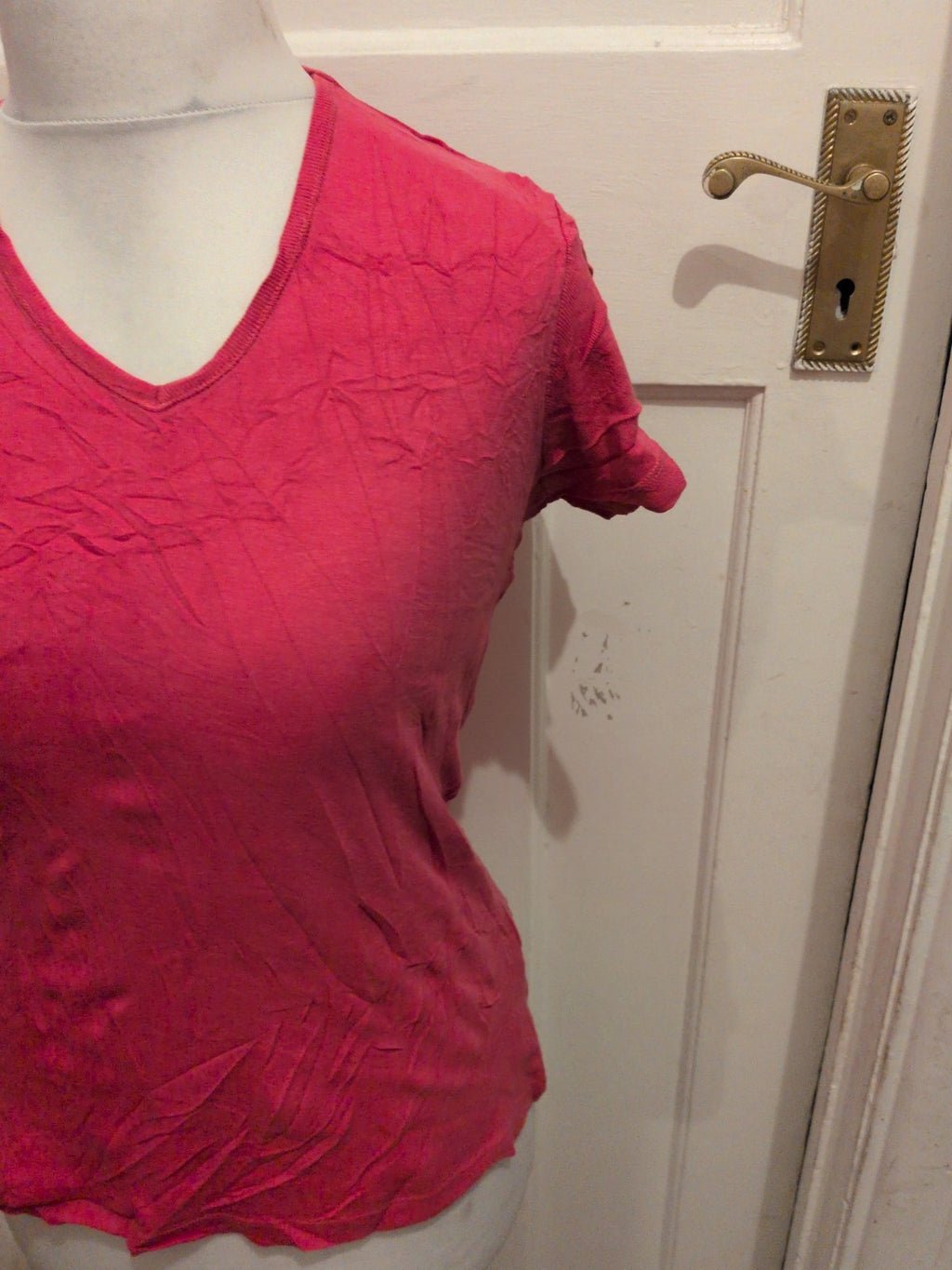 Cotton Traders 10-12 Pink Sleeve T-shirt