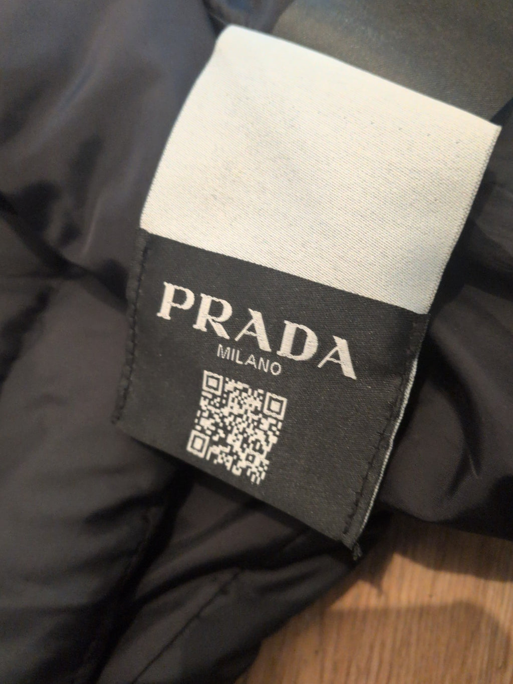 Prada 50M Black Puffer Sleeveless Jacket