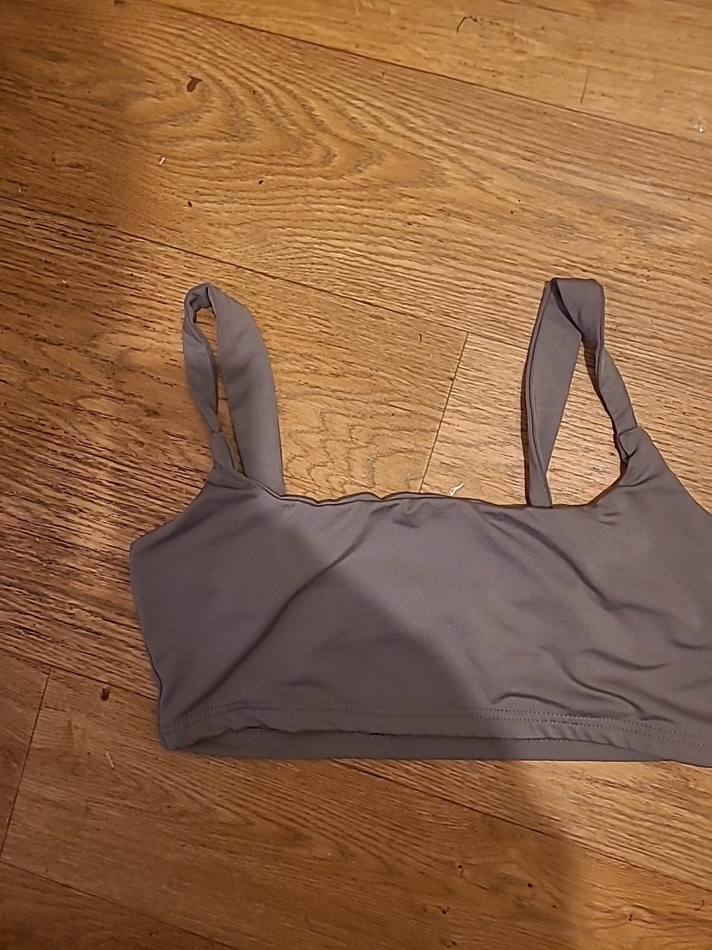 Ladies Shein Size Large Grey Boob Tube Top