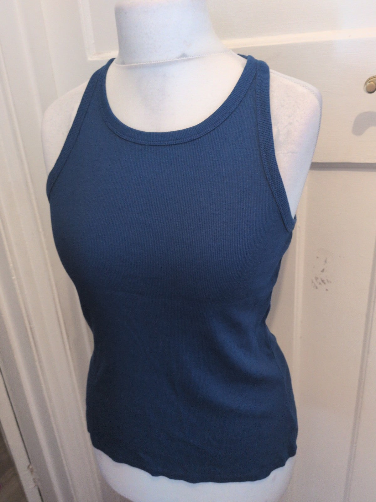 Peacocks 18 Navy Vest Top Sleeveless