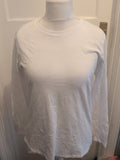 George Everyday Basics 16 Long Sleeve Crew Neck T-shirt White
