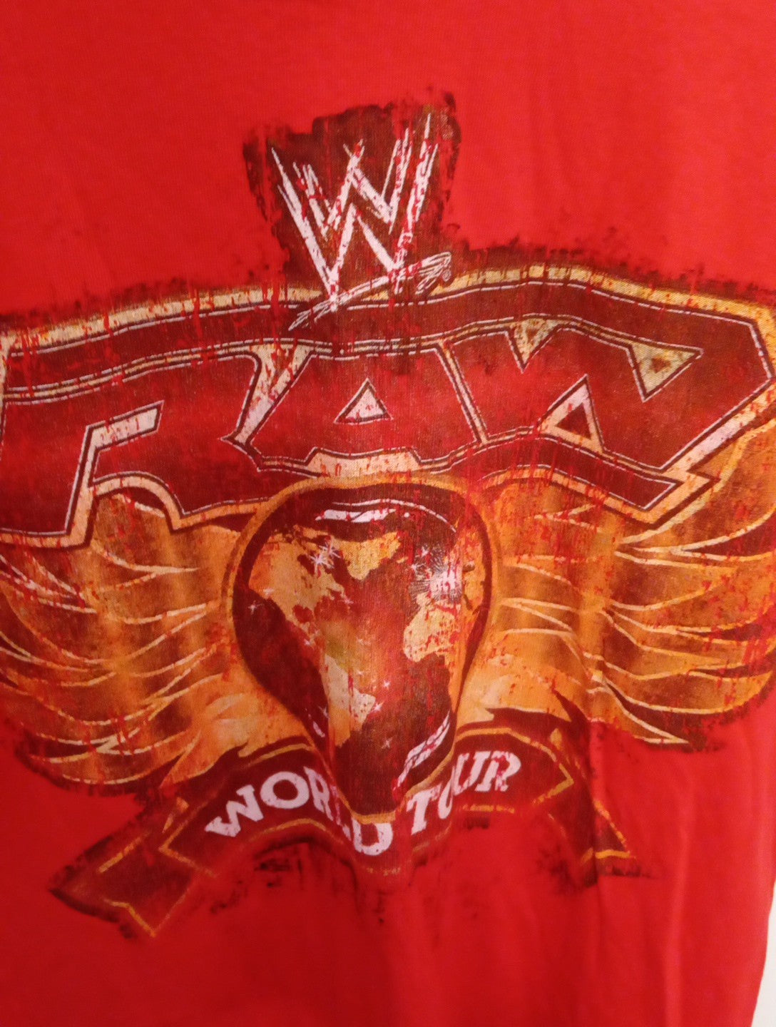 Boys World Wrestling T.Shirt Med  Youth