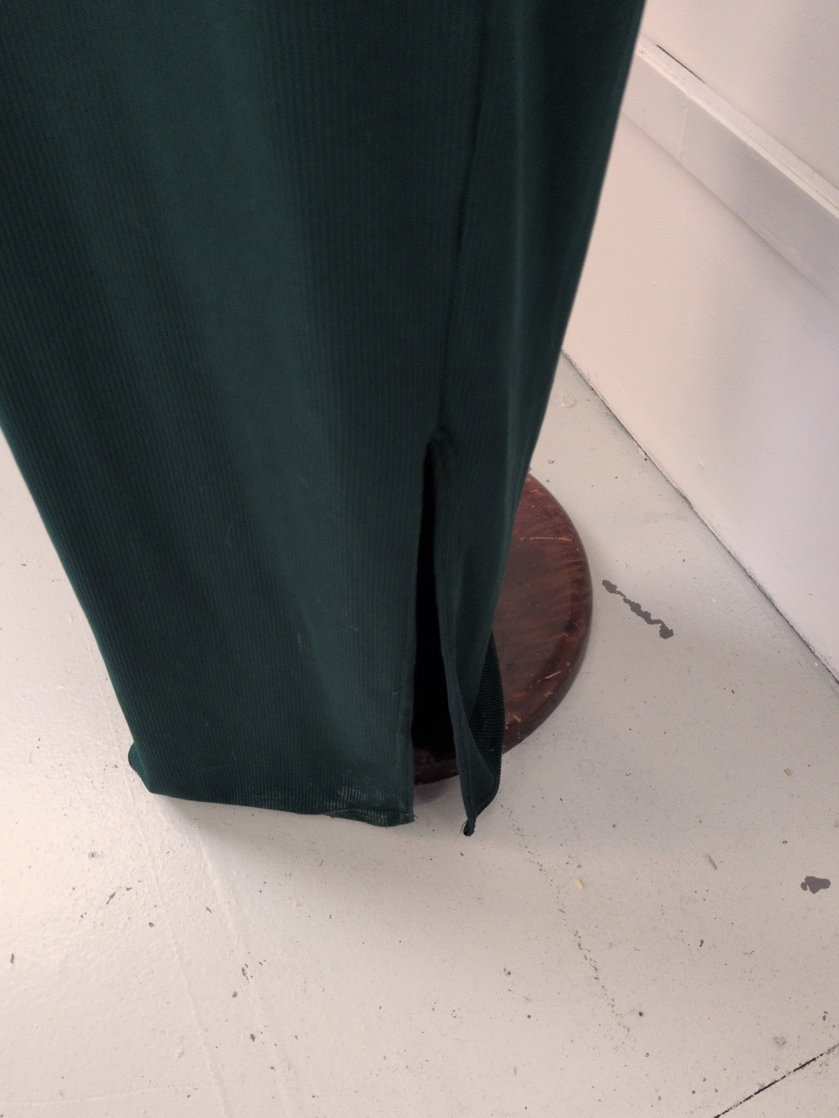 Boohoo 12 Bottle Green Collared Long Sleeve Dress