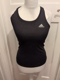 Adidas Small Grey Racerback Gym Top Ladies