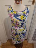 Ladies Adini Size Small Multi Coloured Sleeveless Dress