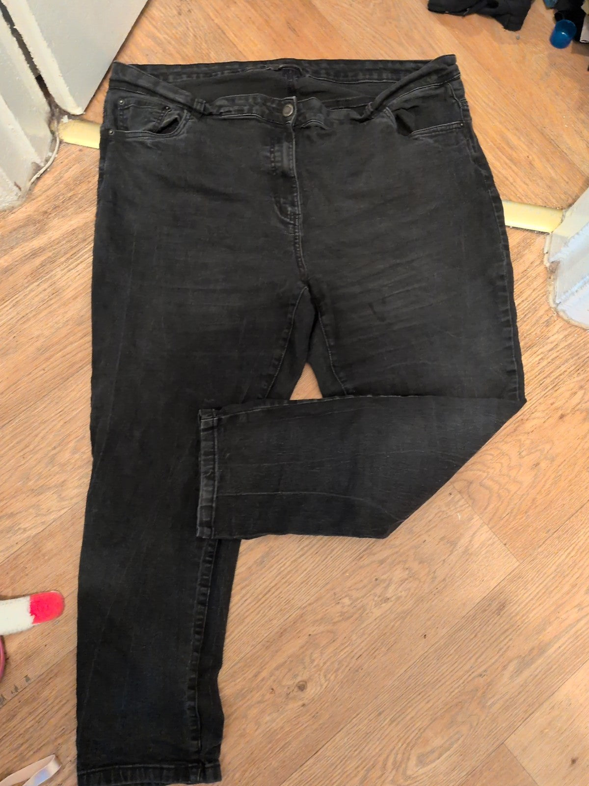 Bonmarche 24 Slim Leg Black Jeans
