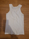Unisex F&F Age 11-12 Years White Vest Tank Top
